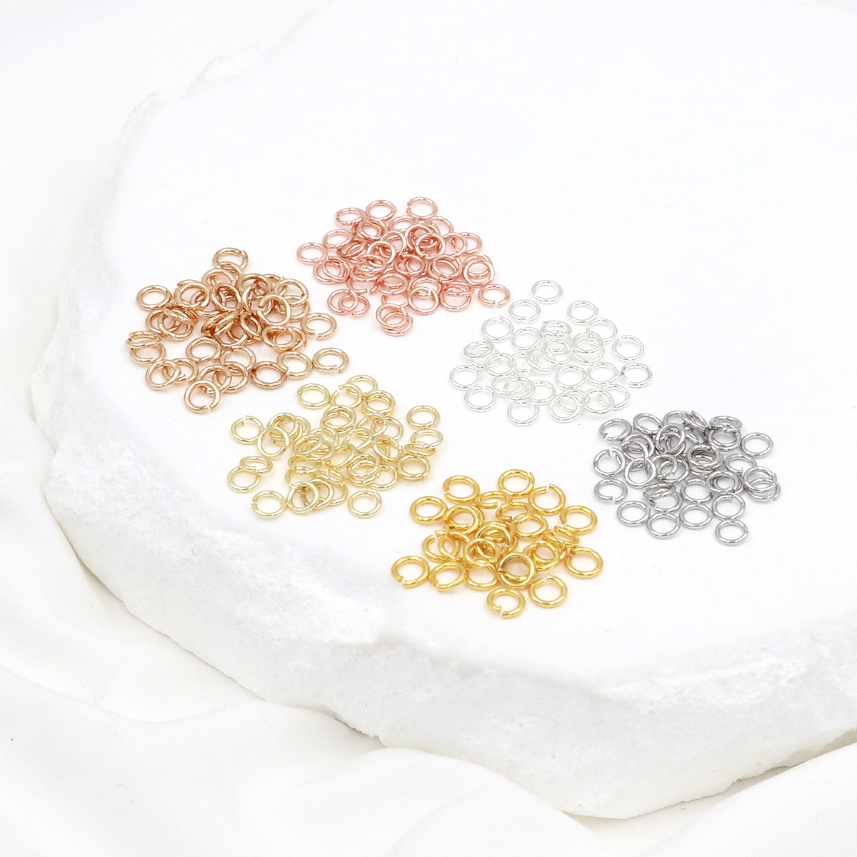 Sterling Silver Ring - Lot de 925 anneaux ouverts en