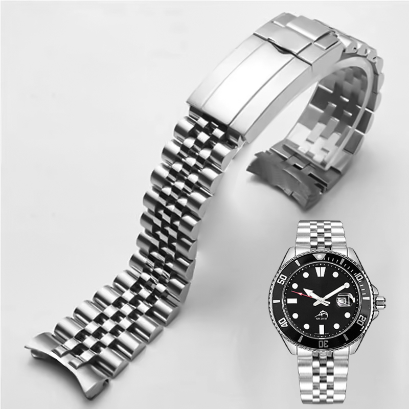 Jared Jewelry Watches - 22mm 316L acier argent jubilé bracelet