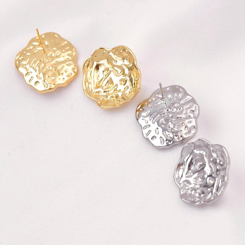 Pearl Stud Earrings - 2 paires de boucles d'oreilles à