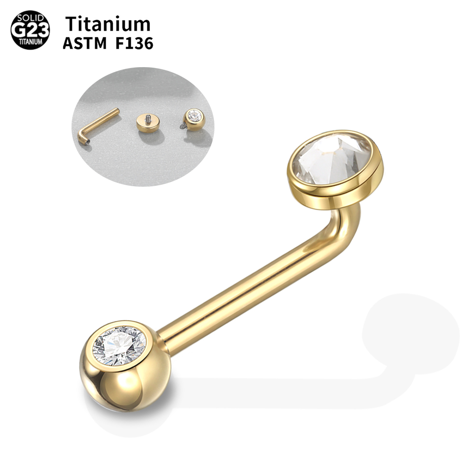 Christina Jewelry & Watches Marguerite Ørestik Forgyldt Sølv - 1/5 pièces Bijoux de piercing en