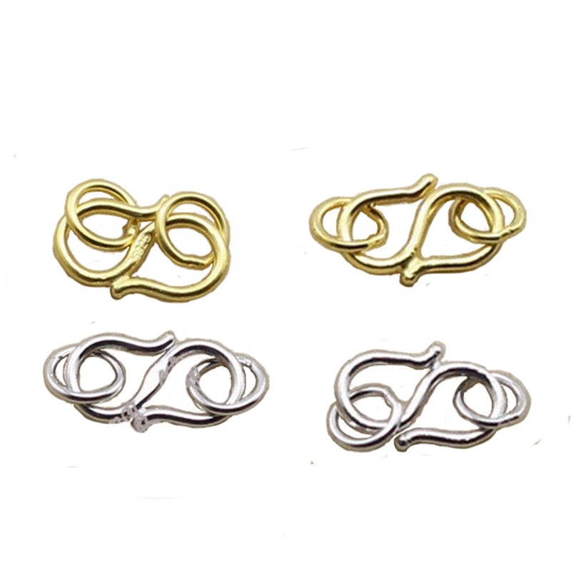 Sterling Silver Ring - 10 pièces Fermoirs en argent véritable