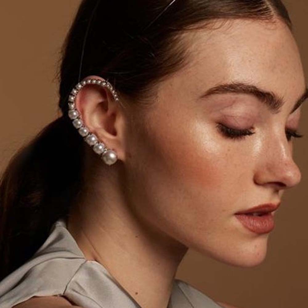 Pearl Stud Earrings - Stonefans-Clips d'oreille en perles sans piercing,