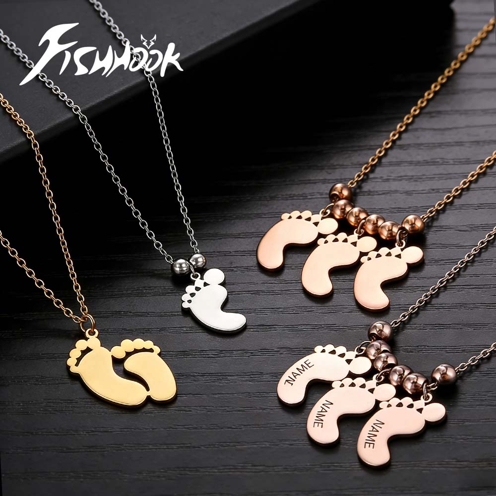 Anklet Foot Chain - Collier personnalisé pour couple, chaîne gravée