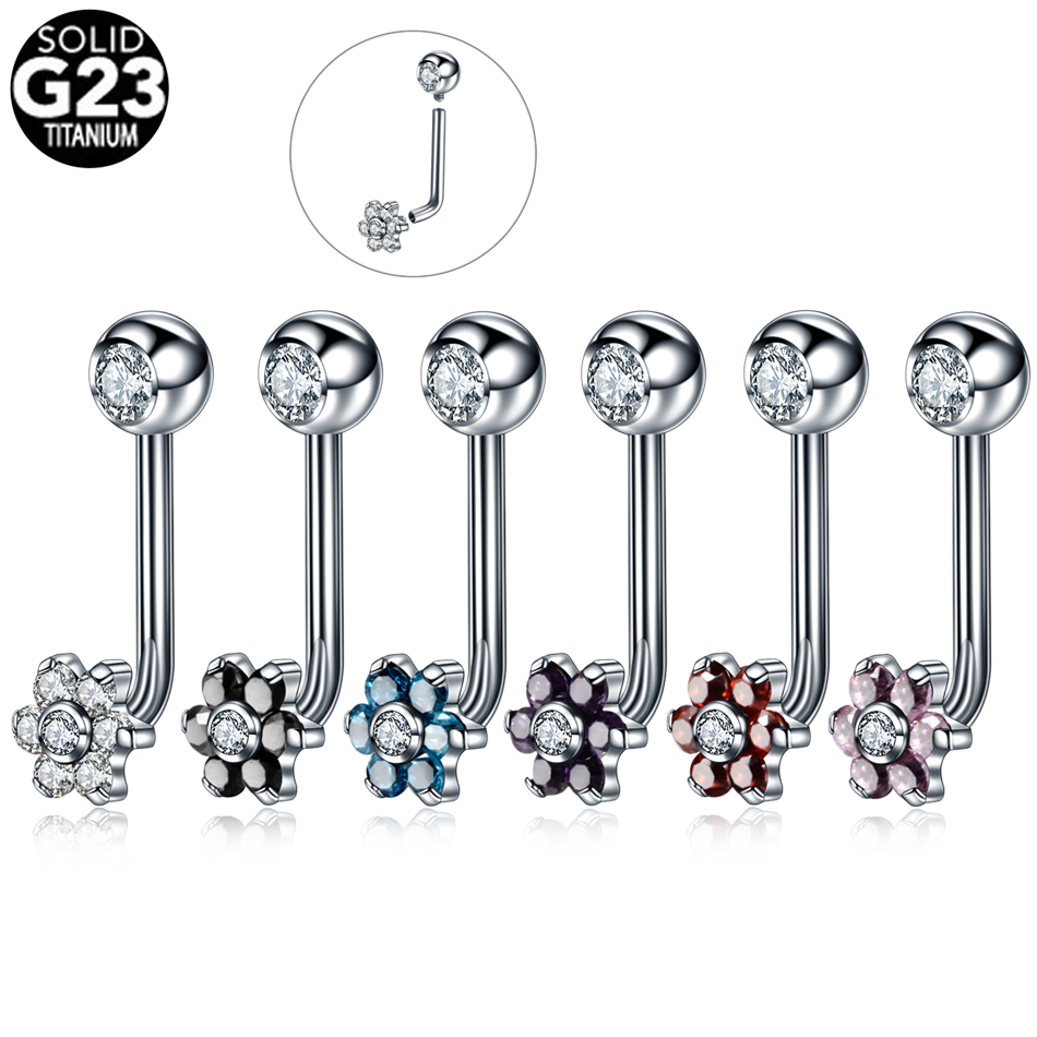 Christina Jewelry & Watches Marguerite Ørestik Forgyldt Sølv - Piercing Christina en titane, 1 pièce,