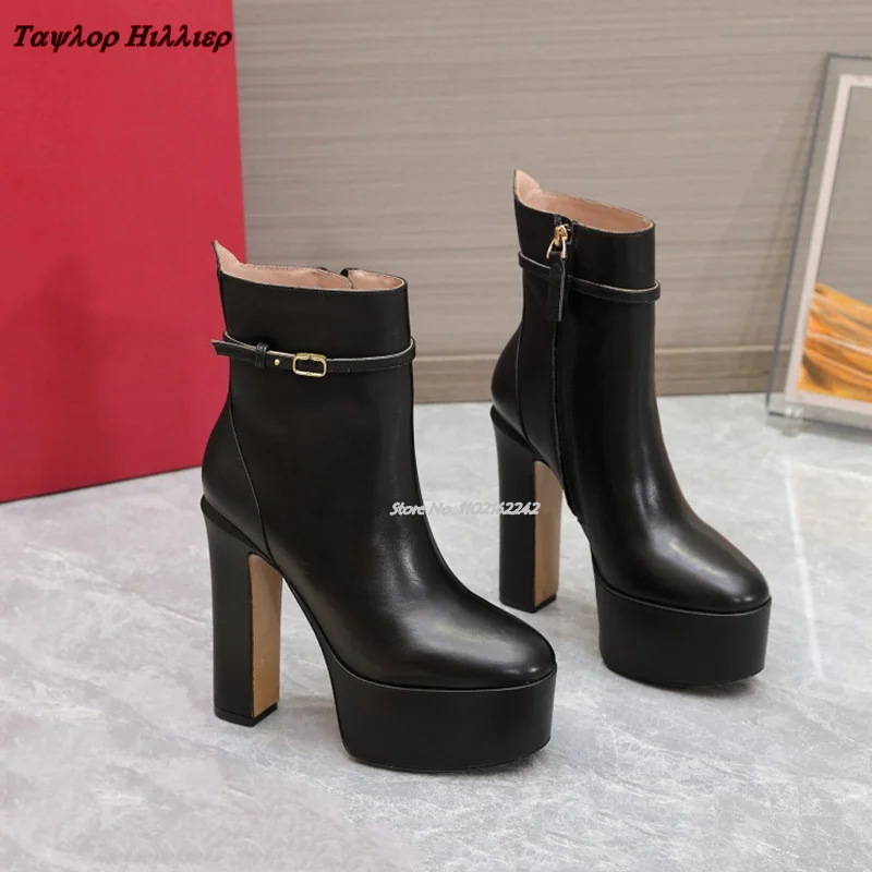 Anklet Foot Chain - Bottines de luxe en cuir à