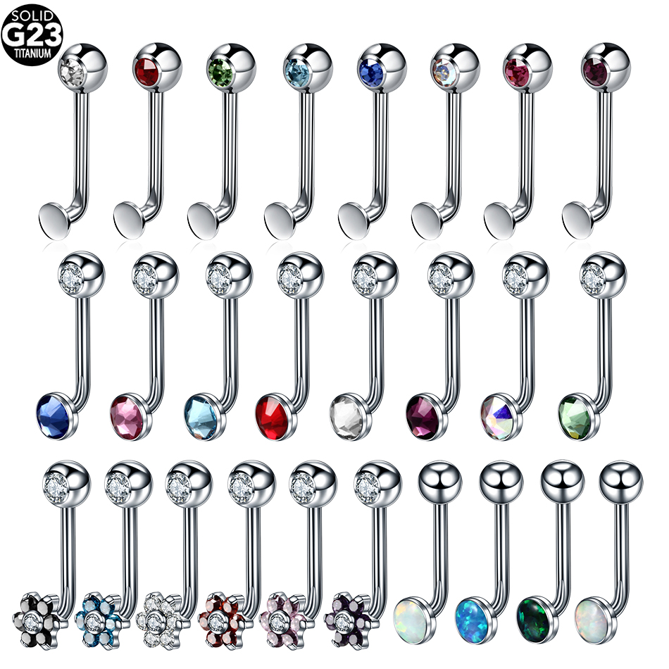 Christina Jewelry & Watches Marguerite Ørestik Forgyldt Sølv - 1PC titane Christina capuche verticale piercing