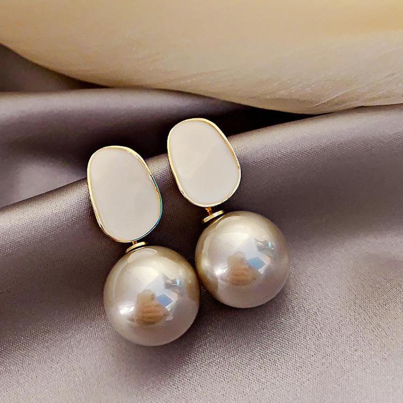 Boucles d'oreilles en perles p - Pearl Stud Earrings avis et prix