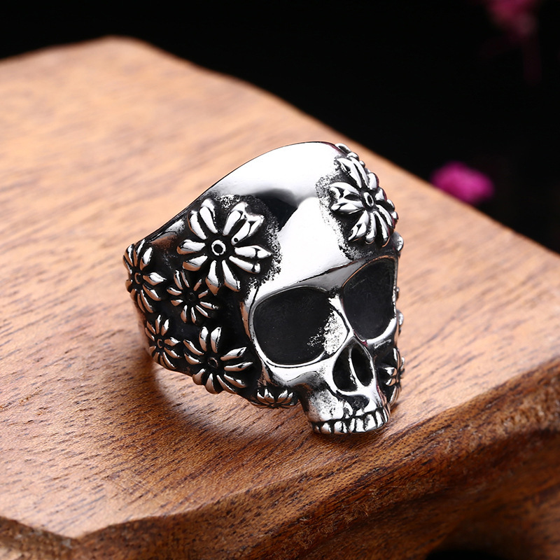 Bague tête de mort en argent s - Sterling Silver Ring avis et prix