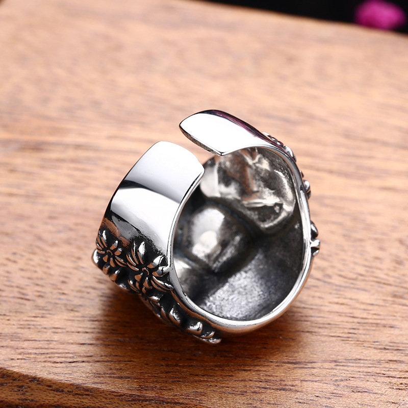 Bague tête de mort en argent s - Sterling Silver Ring avis et prix