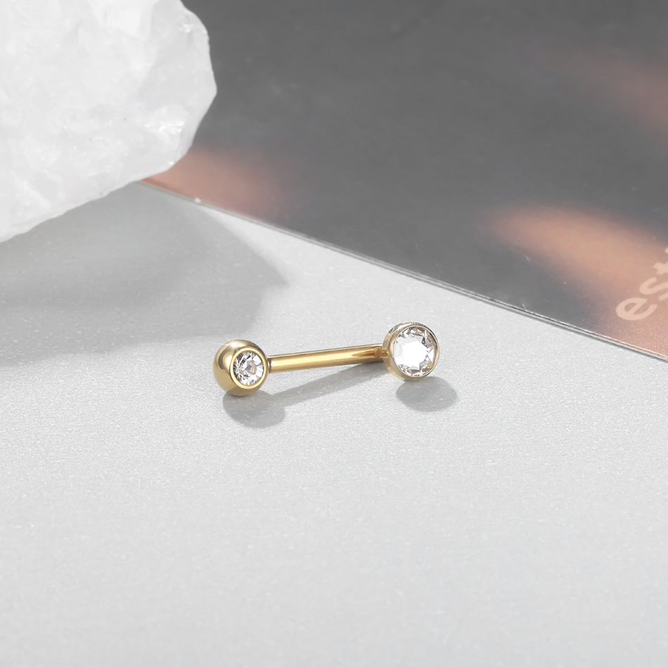 1/5 pièces Bijoux de piercing  - Christina Jewelry & Watches Marguerite Ørestik Forgyldt Sølv avis et prix
