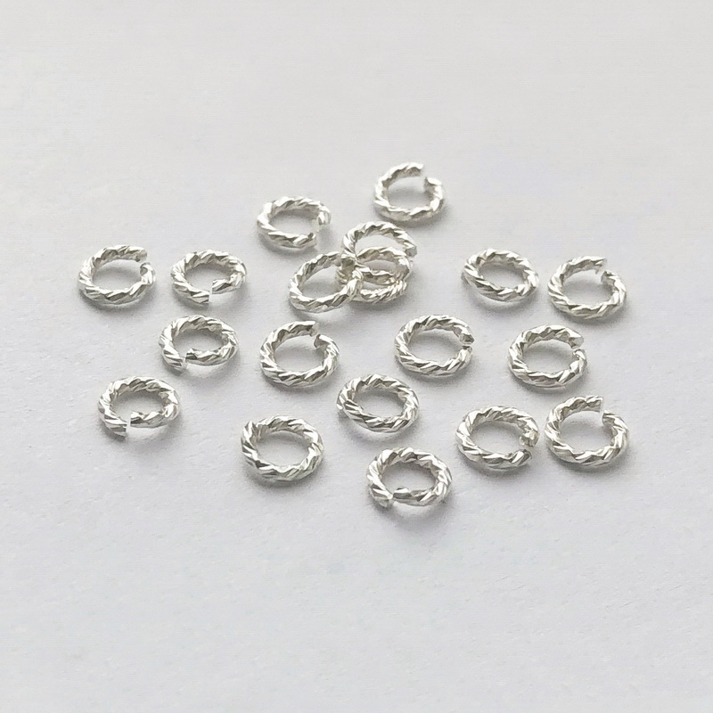 Anneaux de saut torsadés en ar - Sterling Silver Ring avis et prix