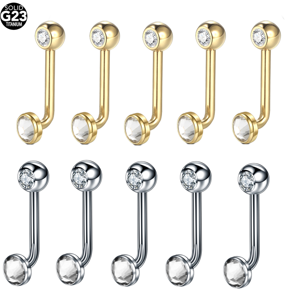 Lot de 5 Piercings de Nombril  - Christina Jewelry & Watches Marguerite Ørestik Forgyldt Sølv avis et prix