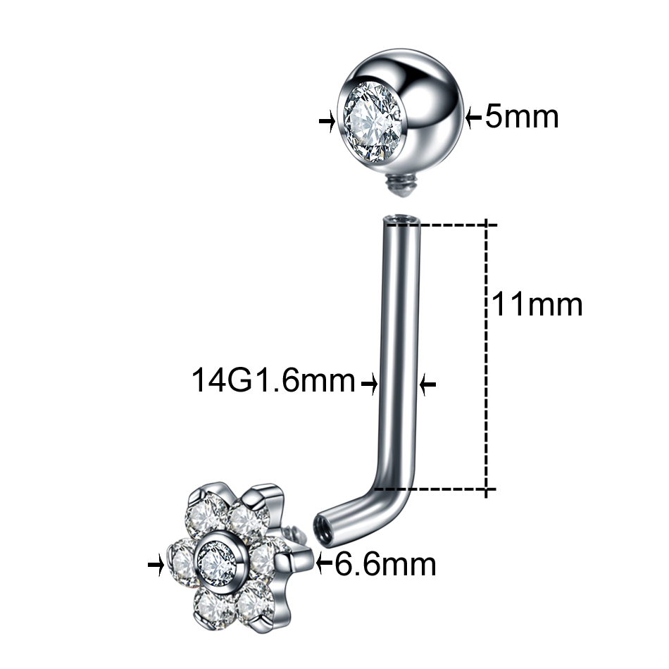 Piercing Christina en titane,  - Christina Jewelry & Watches Marguerite Ørestik Forgyldt Sølv avis et prix