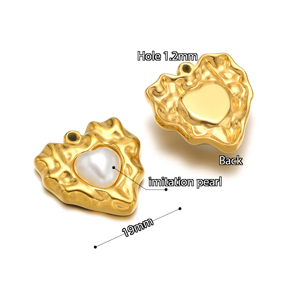 5 pièces en acier inoxydable I - Pearl Stud Earrings avis et prix