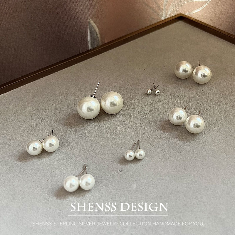 Boucles d'oreilles de mariage  - Pearl Stud Earrings avis et prix