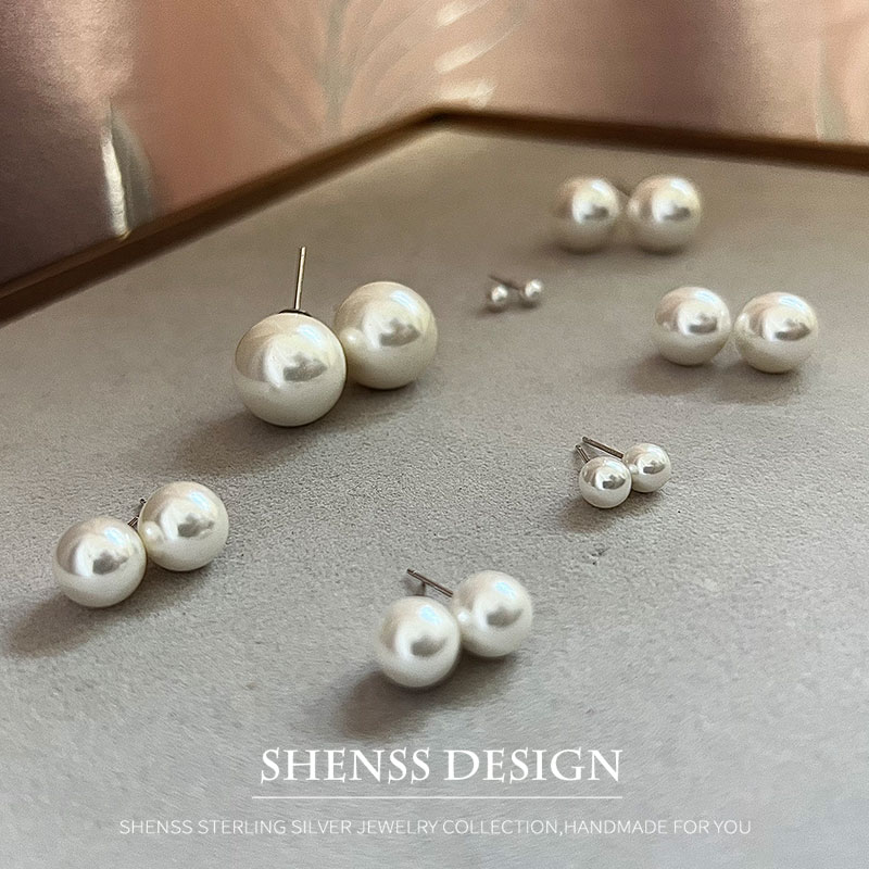 Boucles d'oreilles de mariage  - Pearl Stud Earrings avis et prix
