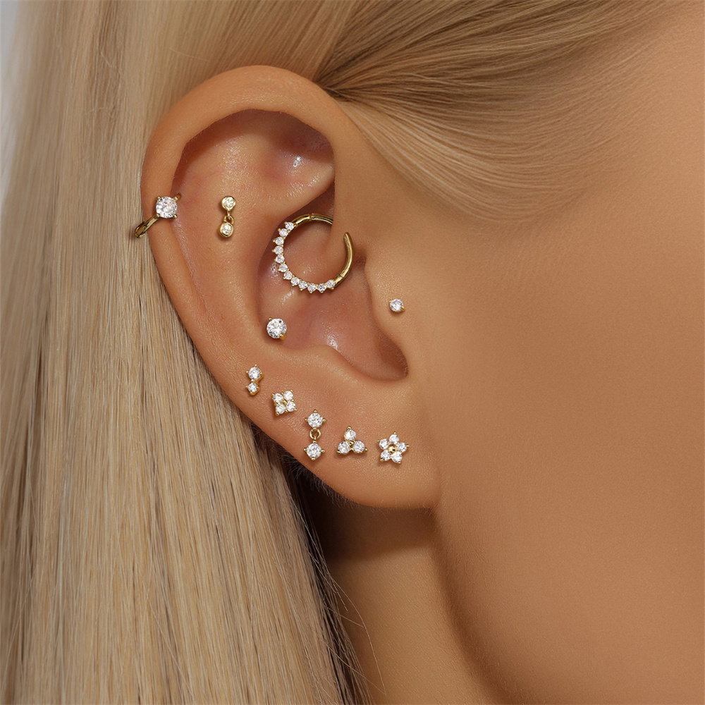 Aide bricolage Zircon perle bo - Pearl Stud Earrings avis et prix