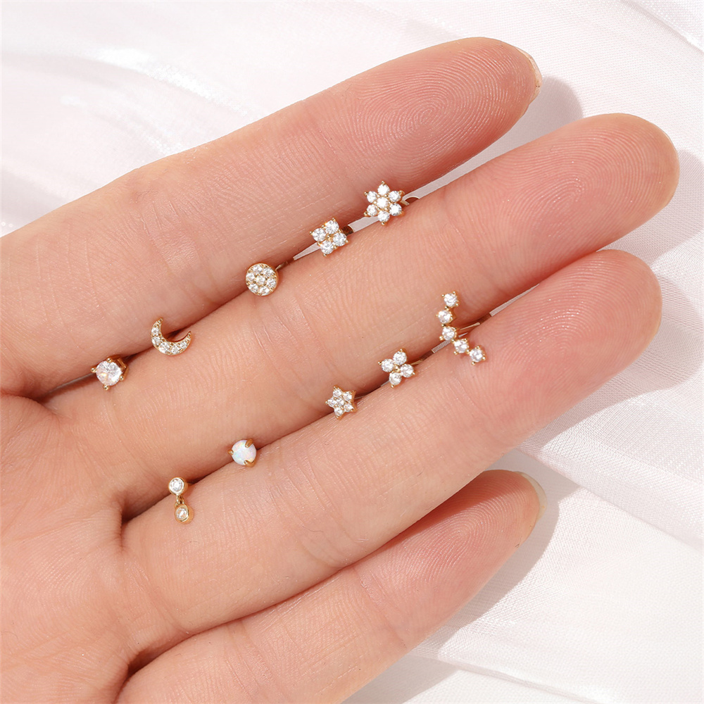 Aide bricolage Zircon perle bo - Pearl Stud Earrings avis et prix