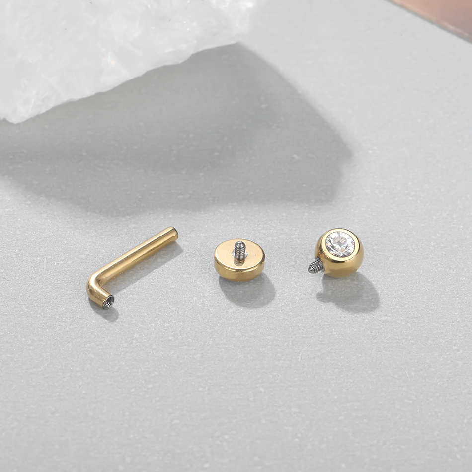 Piercing de Capuche Vertical e - Christina Jewelry & Watches Marguerite Ørestik Forgyldt Sølv avis et prix