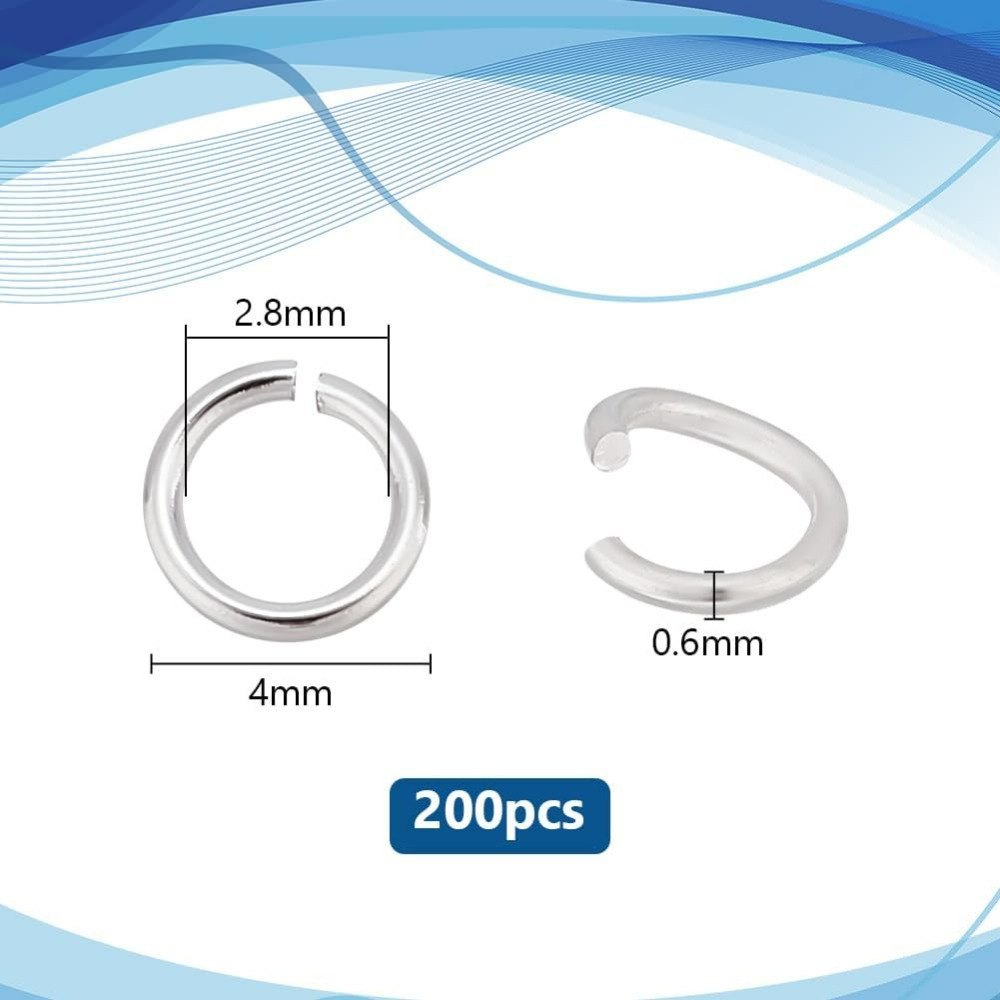 Anneaux de saut ouverts plaqué - Sterling Silver Ring avis et prix