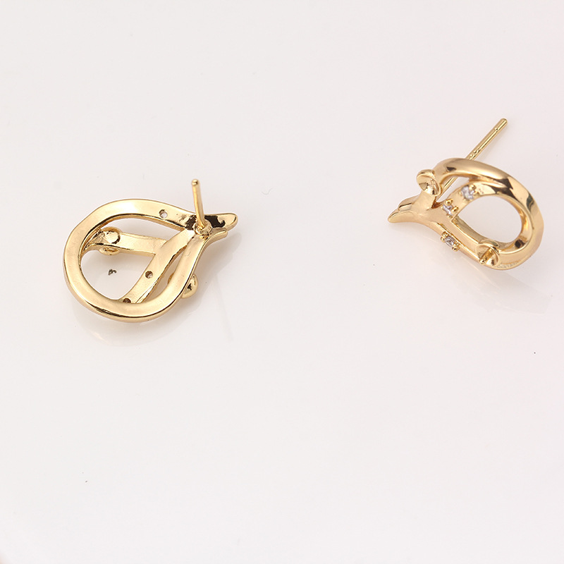 E074 Boucles d'oreilles clous  - Pearl Stud Earrings avis et prix