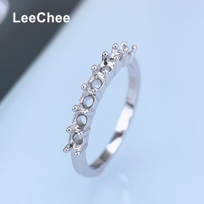 Paramètres de bague à bande fi - Sterling Silver Ring avis et prix